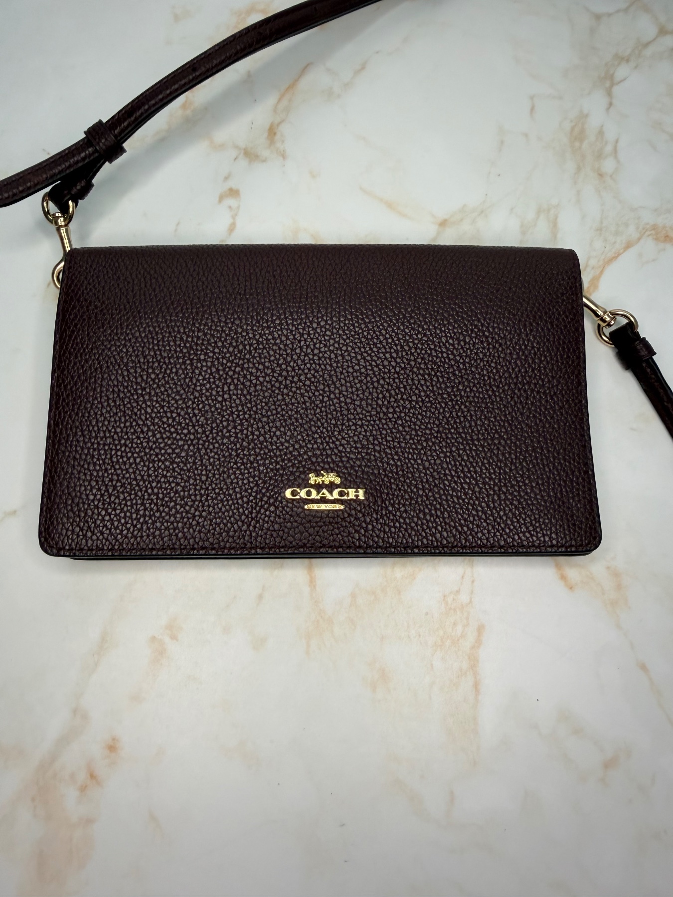 Coach Anna Foldover Clutch Crossbody Bag