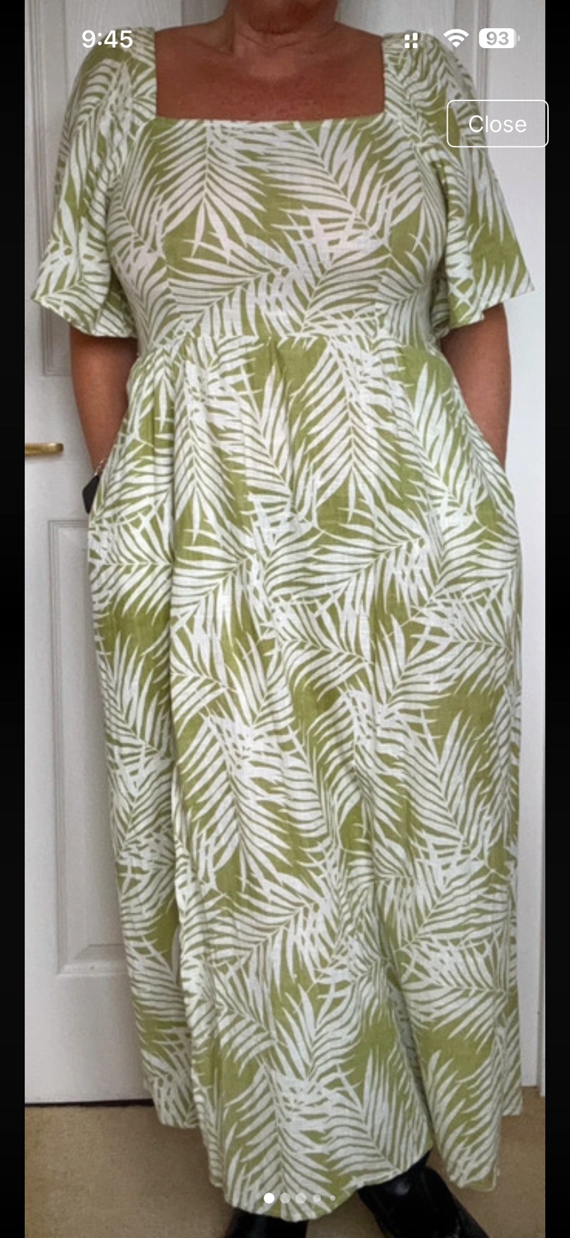 💃C&C California 100% Cotton Fern Print Maxi Dress 💃