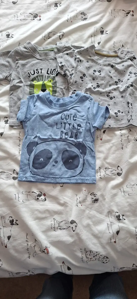 3 tshirt bundle,  0-3 months