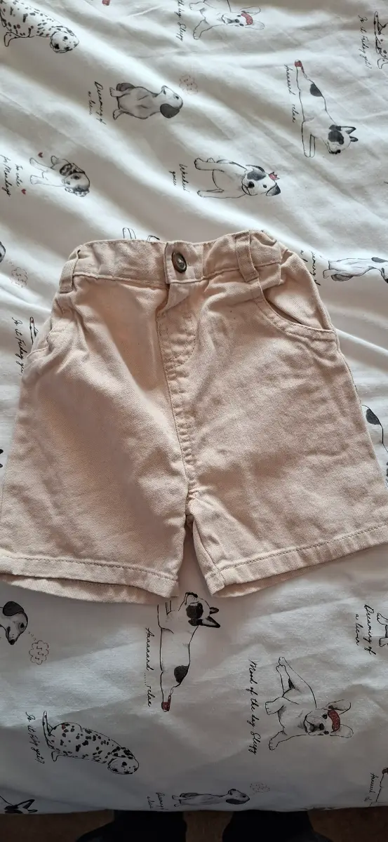 Little gent shorts, 6-12 months