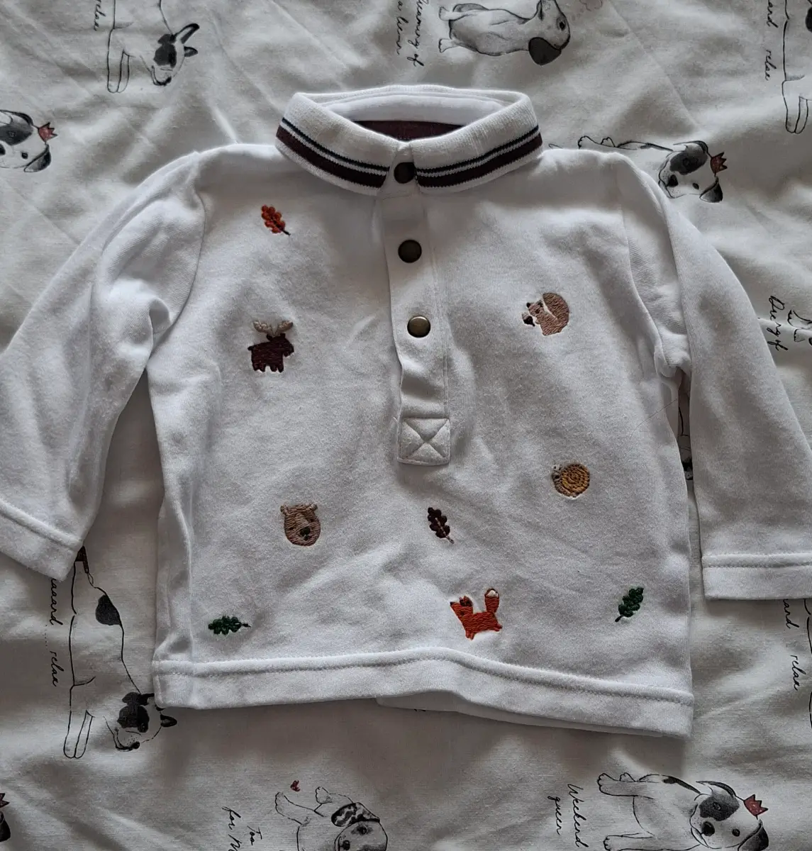 Nutmeg polo shirt, 0-3 months