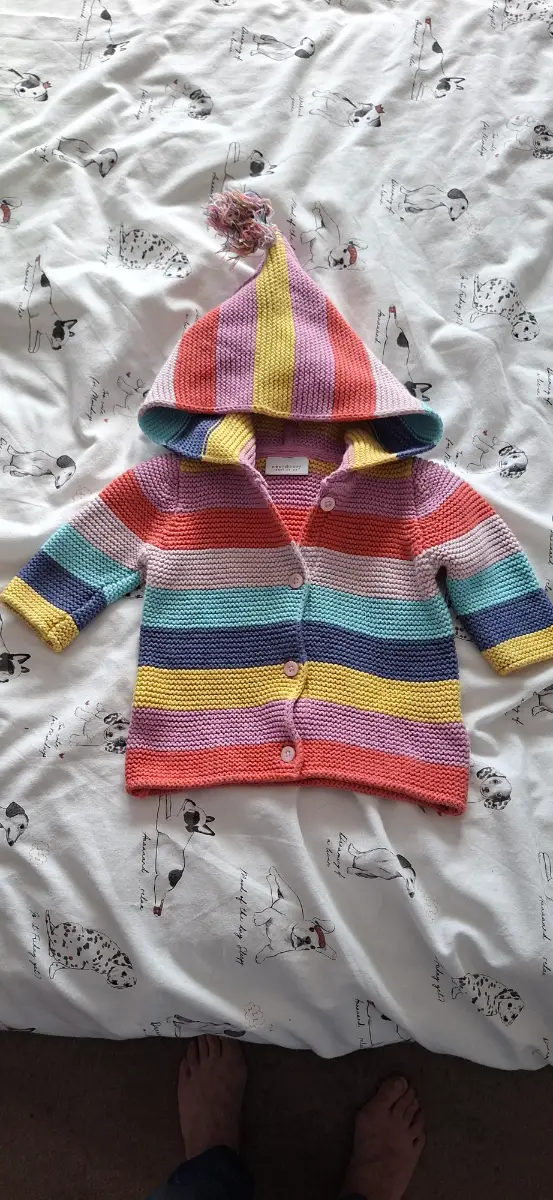 Next hoodie cardigan,  up to 3 months