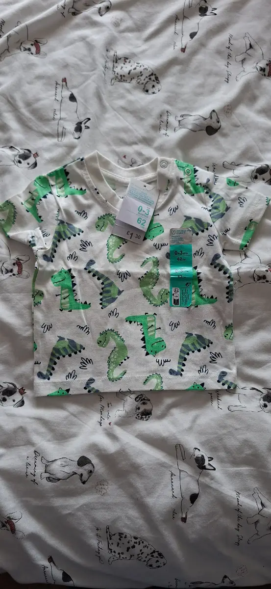 Primark tshirt,  0-3 months