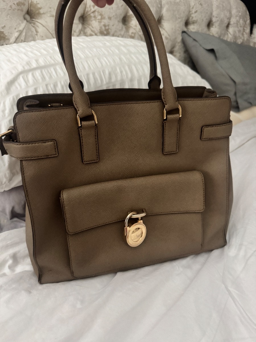 Michael kors Hamilton satchel bag in mocha