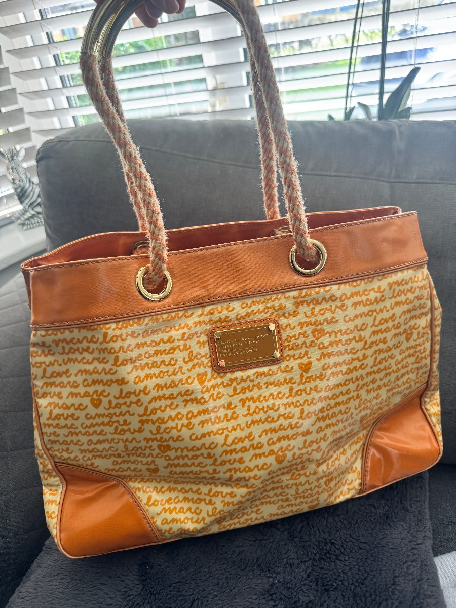 Marc Jacob large PVC tote bag