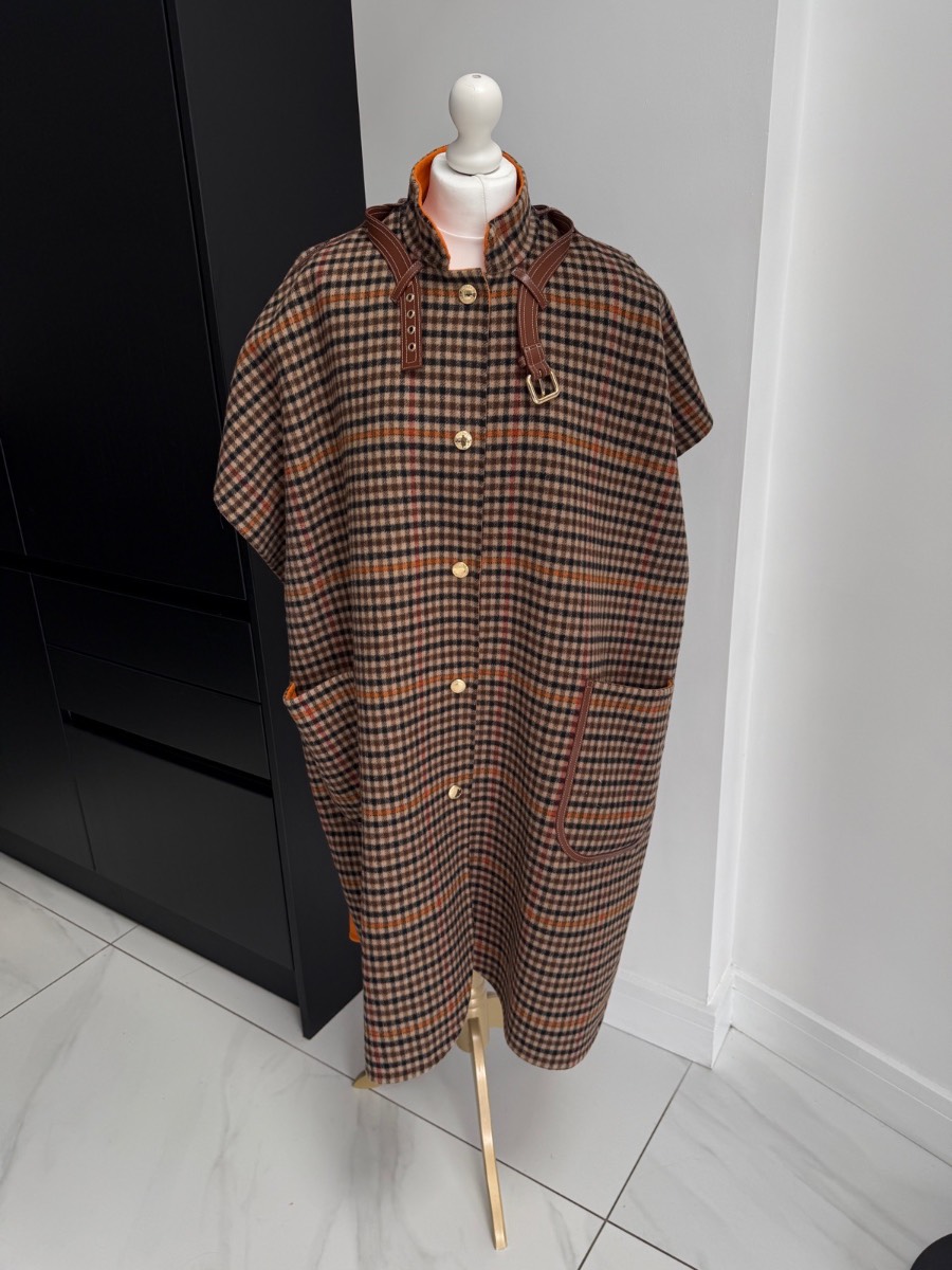 Burberry Double-Faced Wool Cape