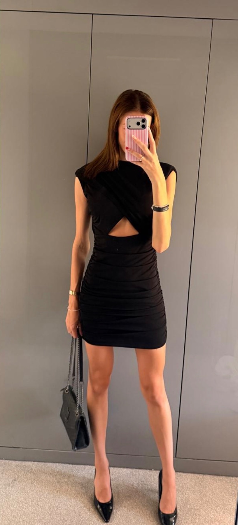 Zara Cut Out Mini Dress Size 12