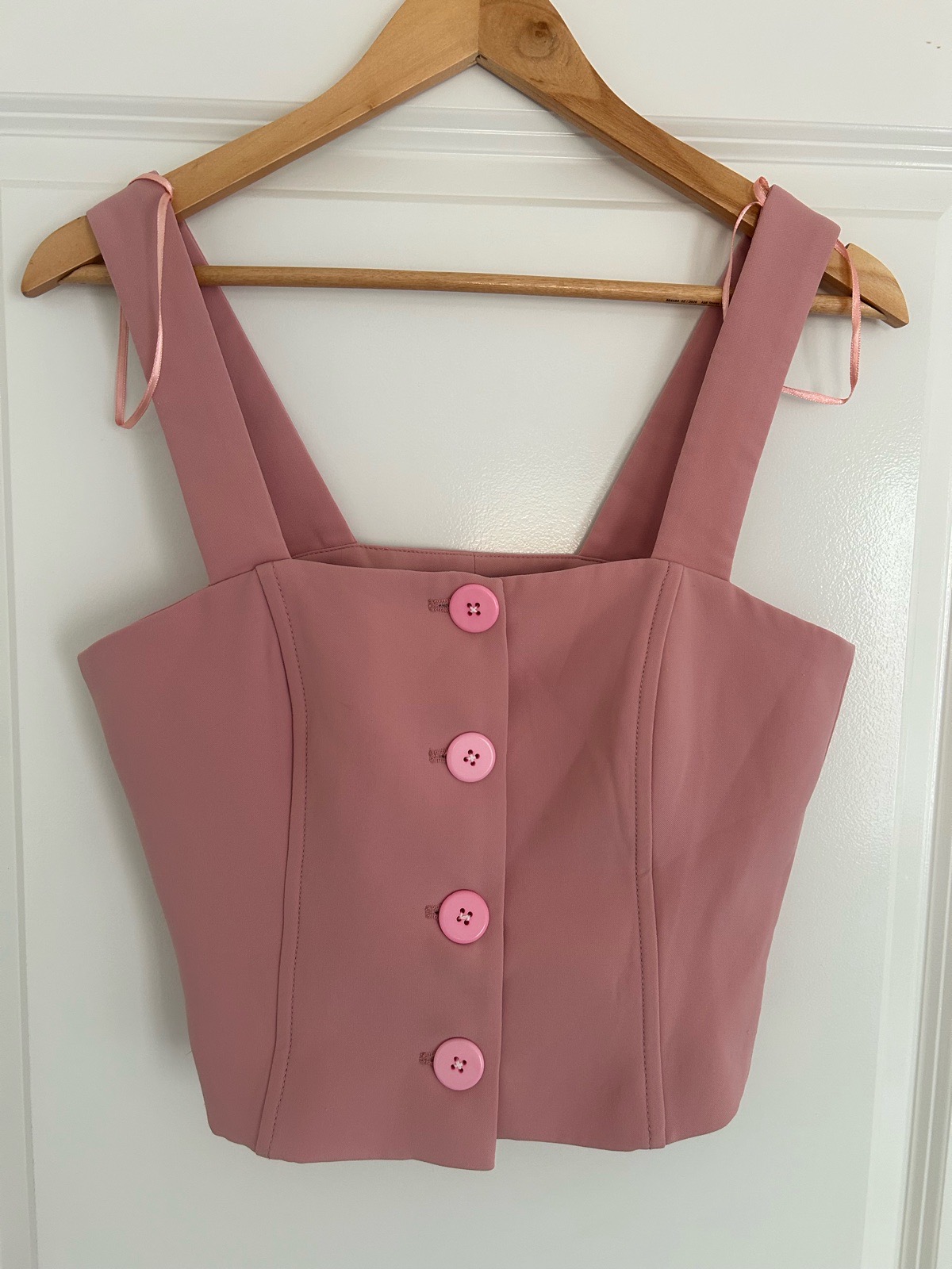 Zara cropped Bustier top size M