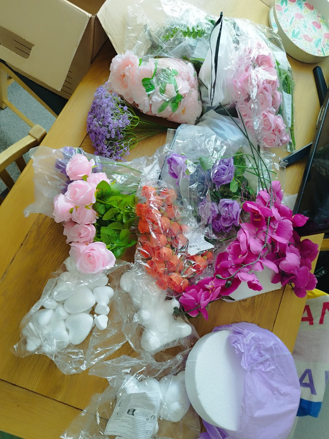 Artificial Flowers & Craft Bundle