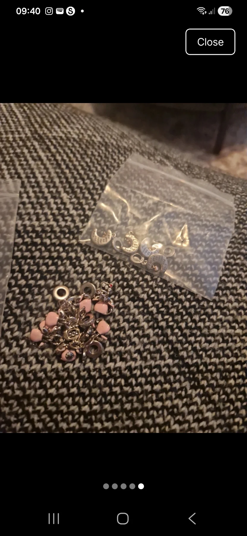 925 Stirling silver charms