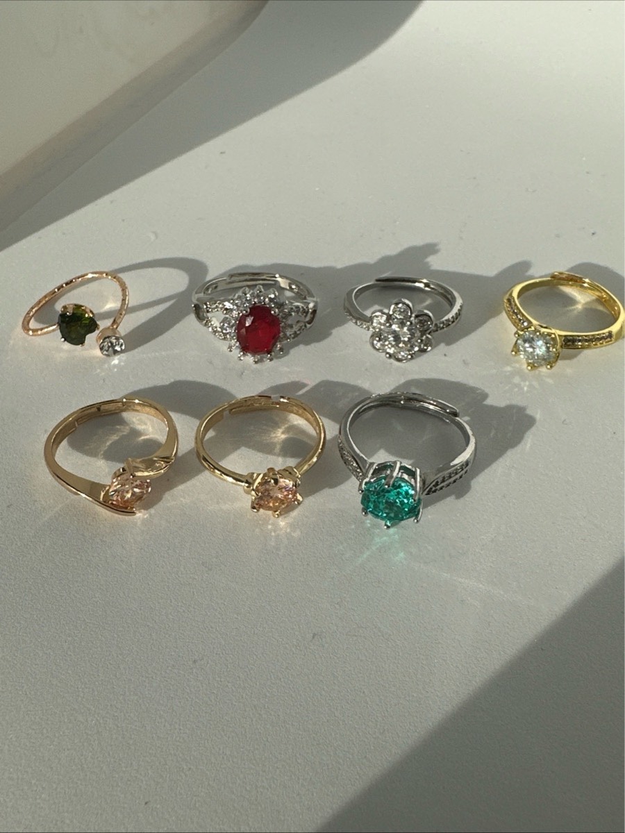 7 adjustable rings