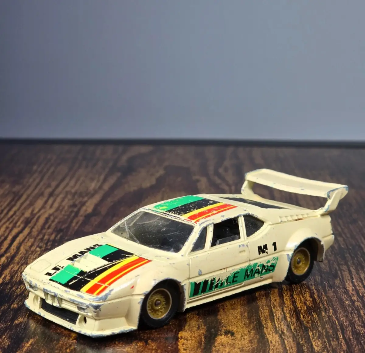 Rare Vintage BMW M1 Le Mans 1979 – Solido 1:43 Die-Cast Model Car