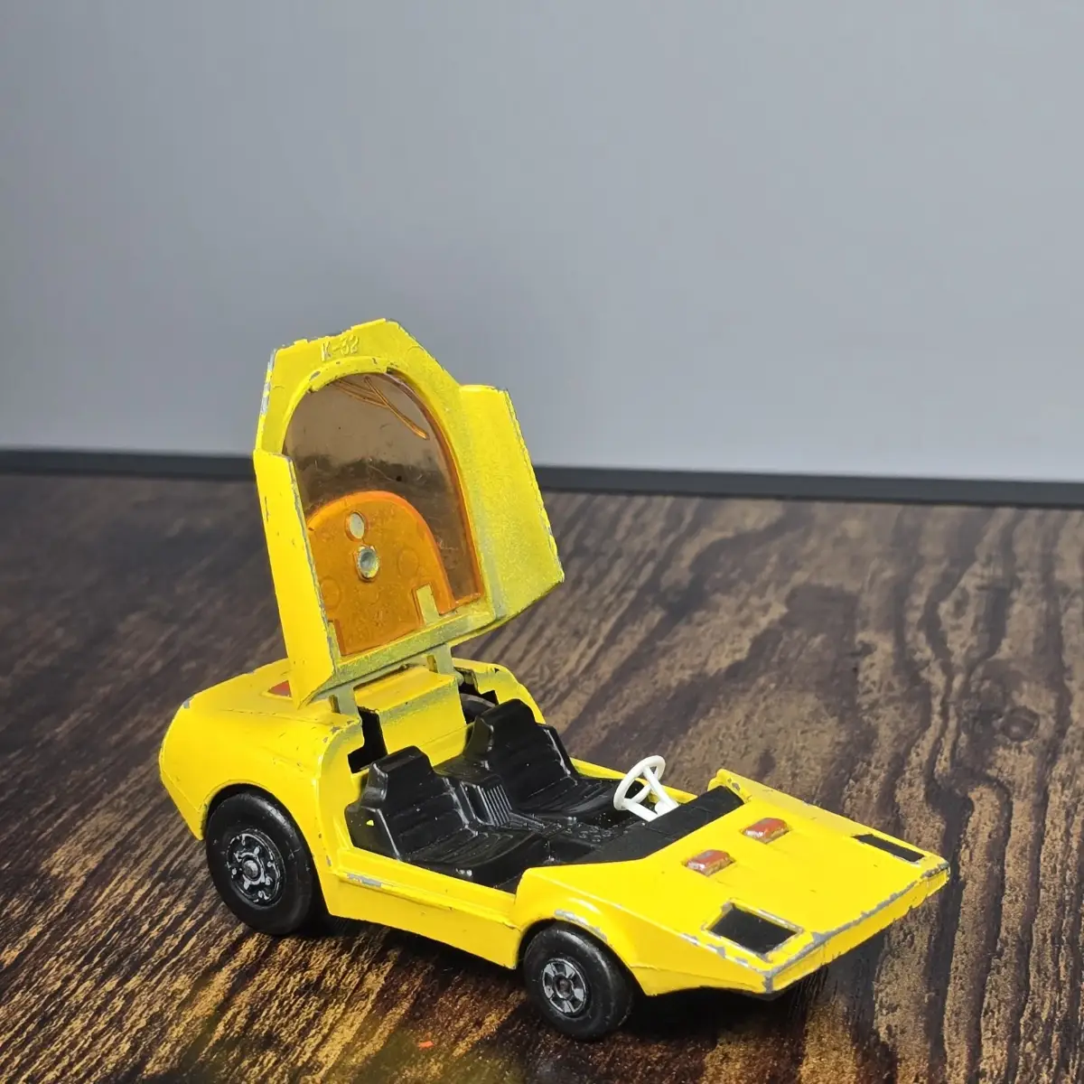 Rare Vintage Matchbox Speed Kings K-32 Shovel Nose in Yellow Car Collectable