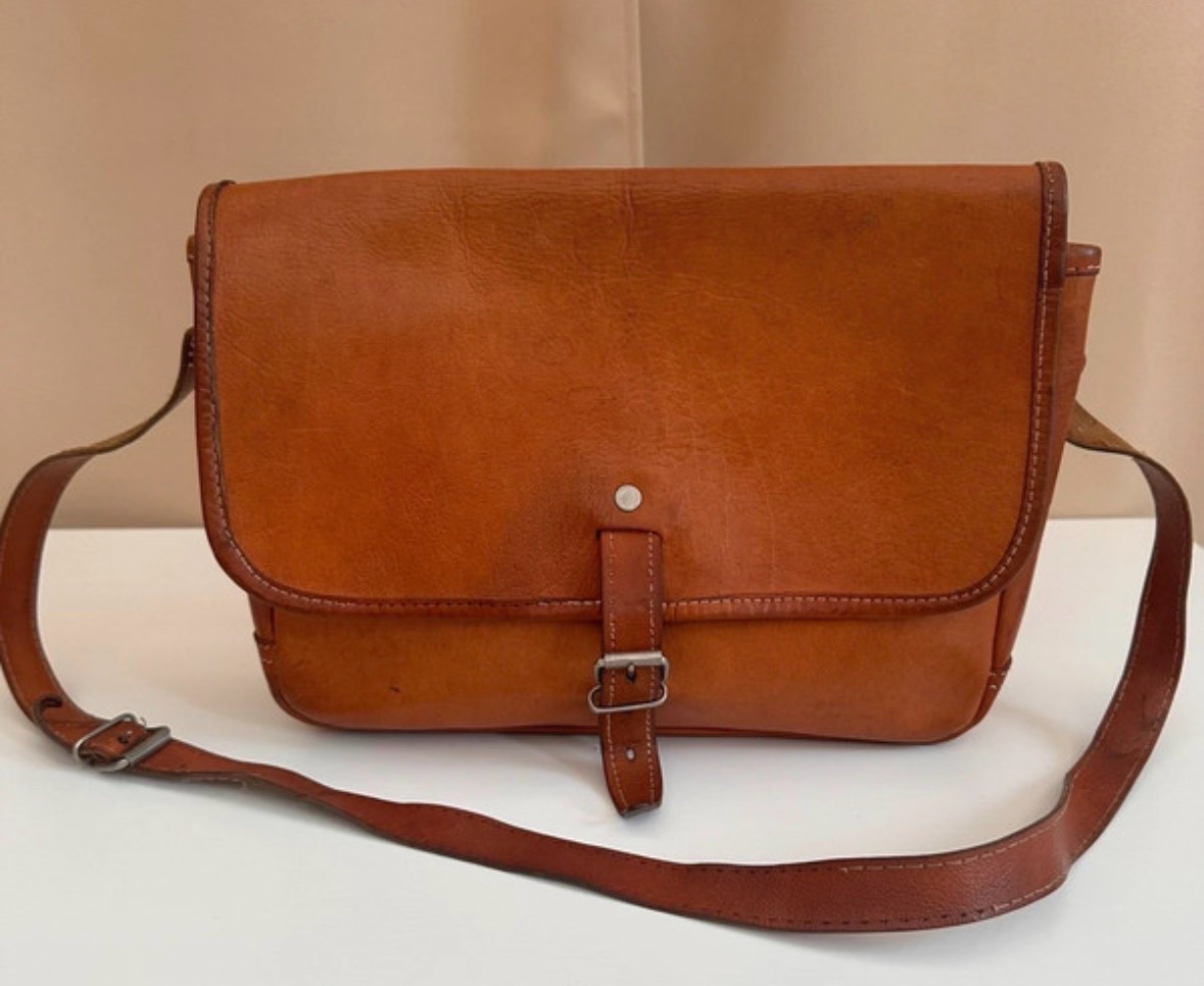 Vintage Tan Satchel