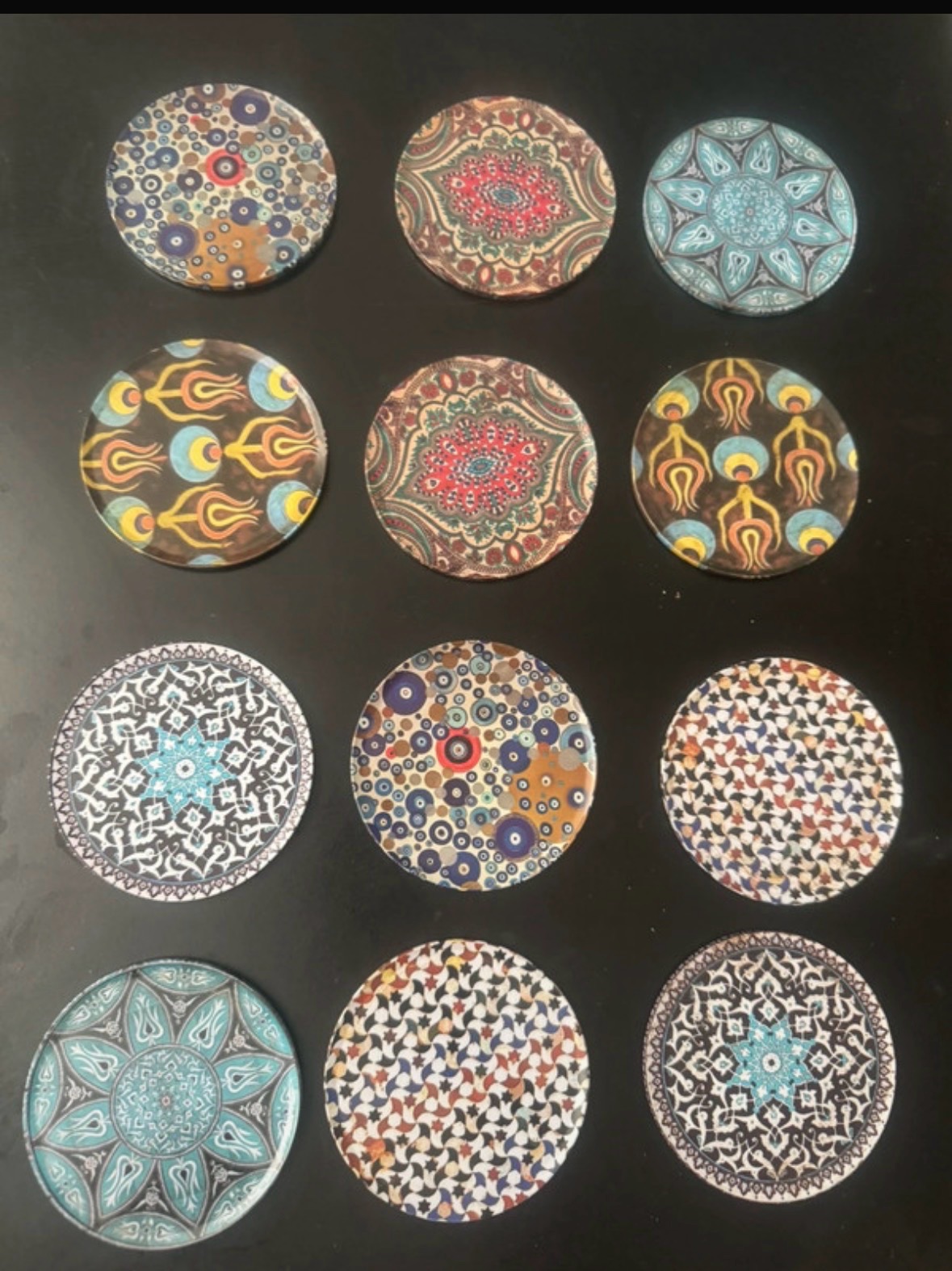 12 x Coasters Bought in Istanbul