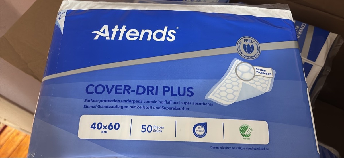 5 x 50 Attends Cover Dry 40 x 60 cm