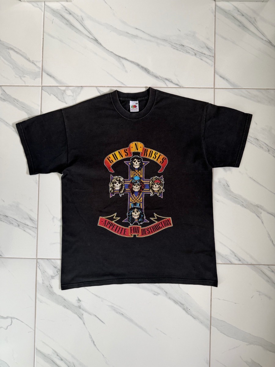 Vintage 1990s Guns N Roses Appetite For Destruction T-Shirt - Size Medium
