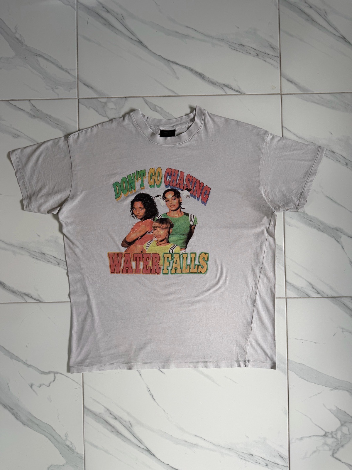 TLC Don’t Go Chasing Waterfalls Hip Hop Band T-Shirt - Size XL