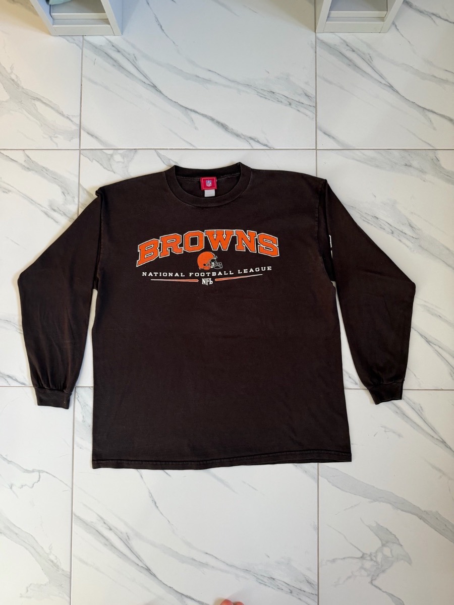 Cleveland Browns NFL Brown Long Sleeve - Size XL