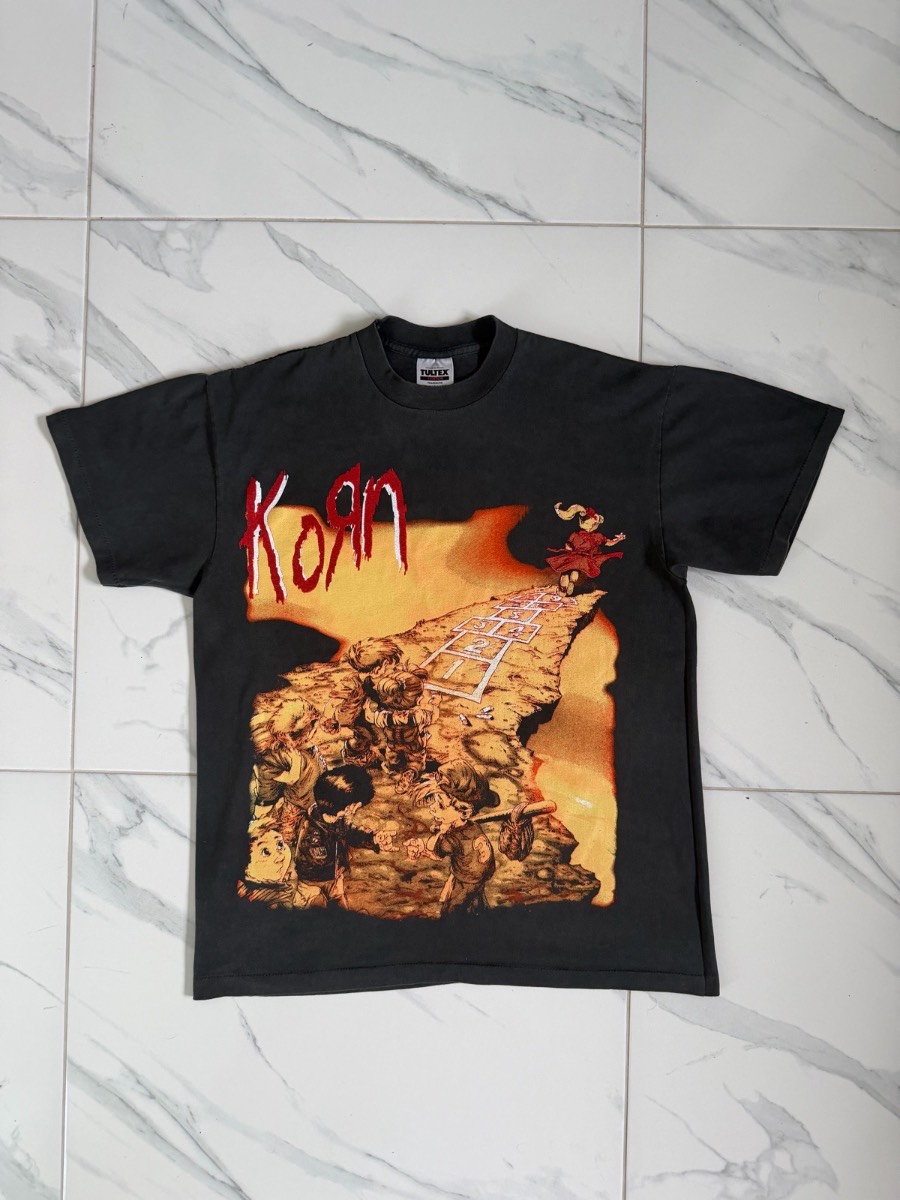 Vintage 1998 Korn Follow The Leader T-Shirt - Size Large