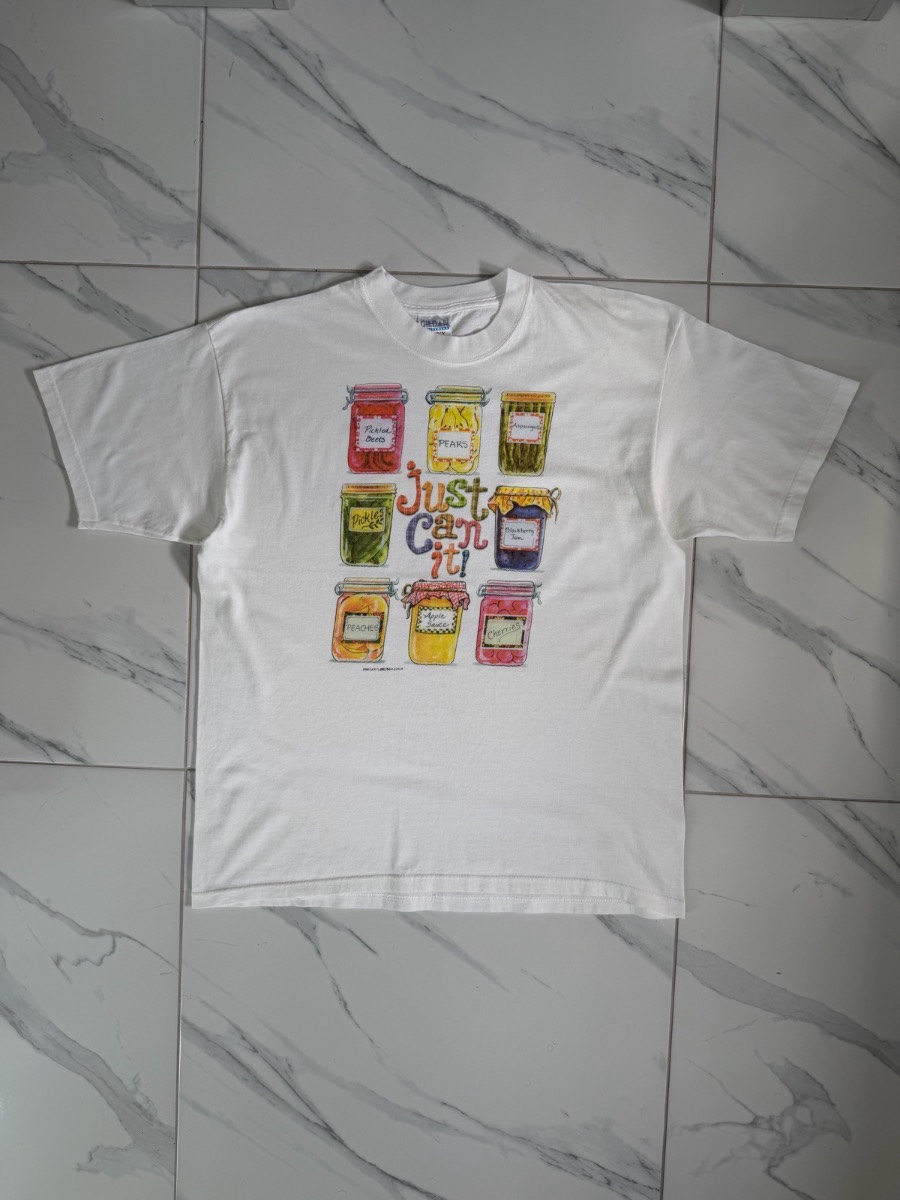 Vintage 2000 Just Can It Jam Graphics T-Shirt - Size XL