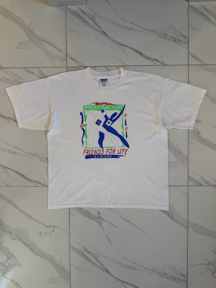 Vintage 1990s Weight Watchers Friends For Life T-Shirt - Size XL