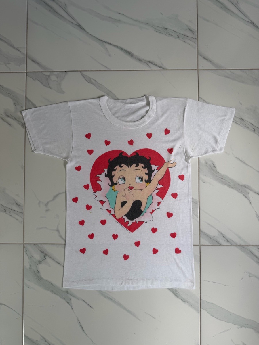 Vintage 1985 Betty Boop Graphics T-Shirt - Size Small