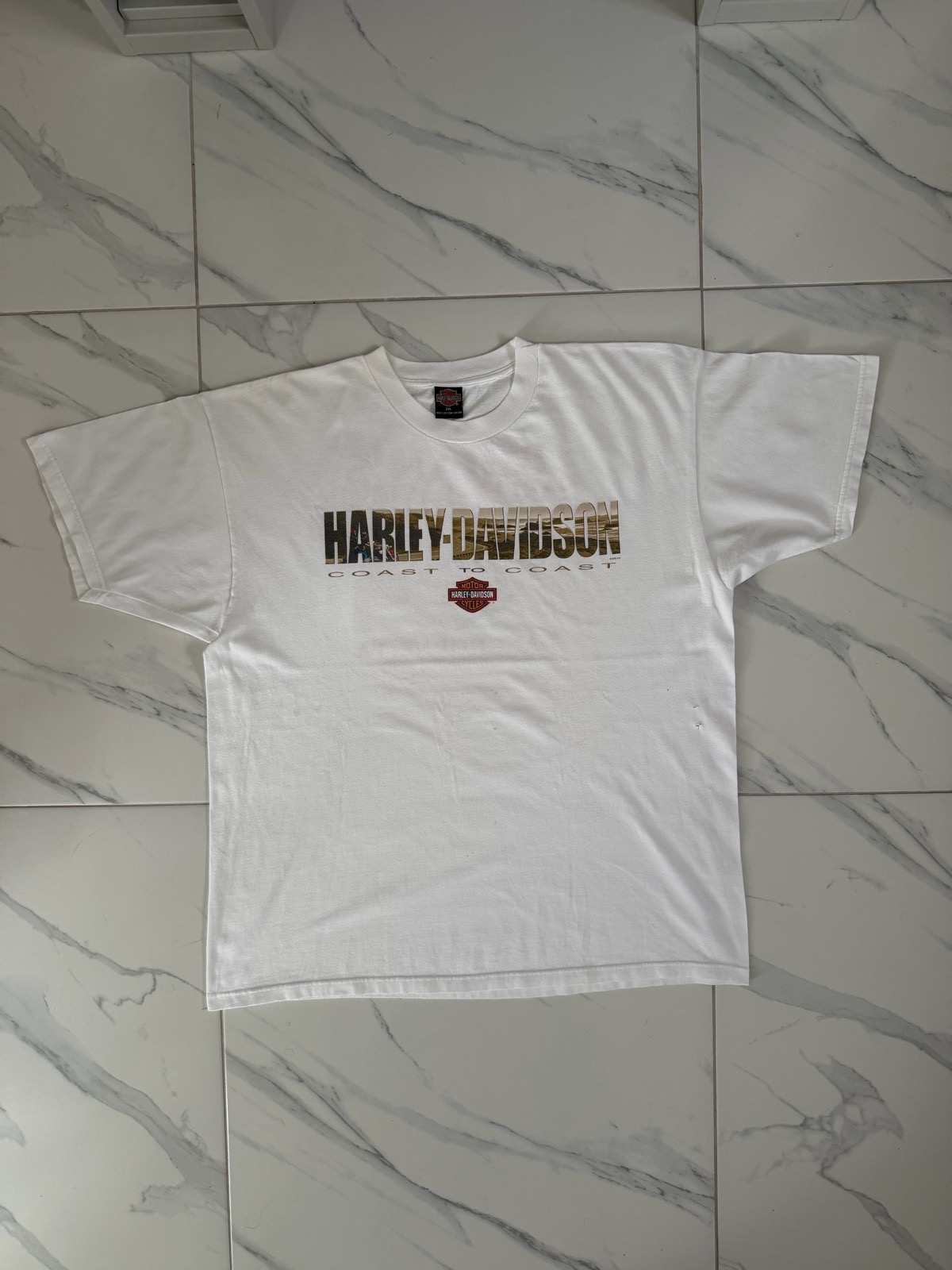 Vintage 00s Harley Davidson Biker Motorcycle T-Shirt - Size 2XL