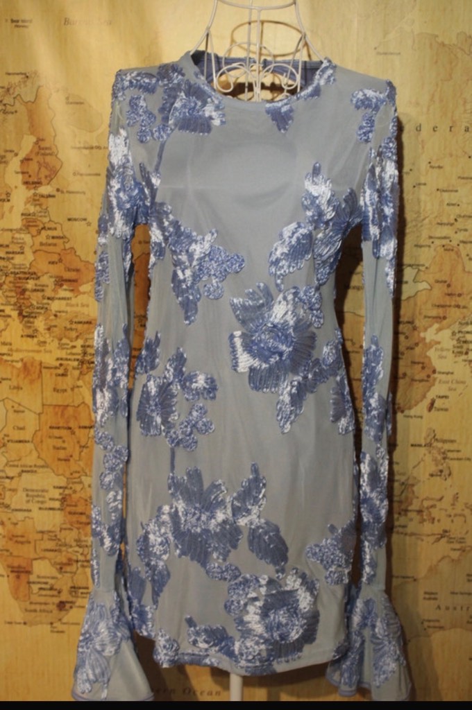 Locked in heaven long sleeve dress