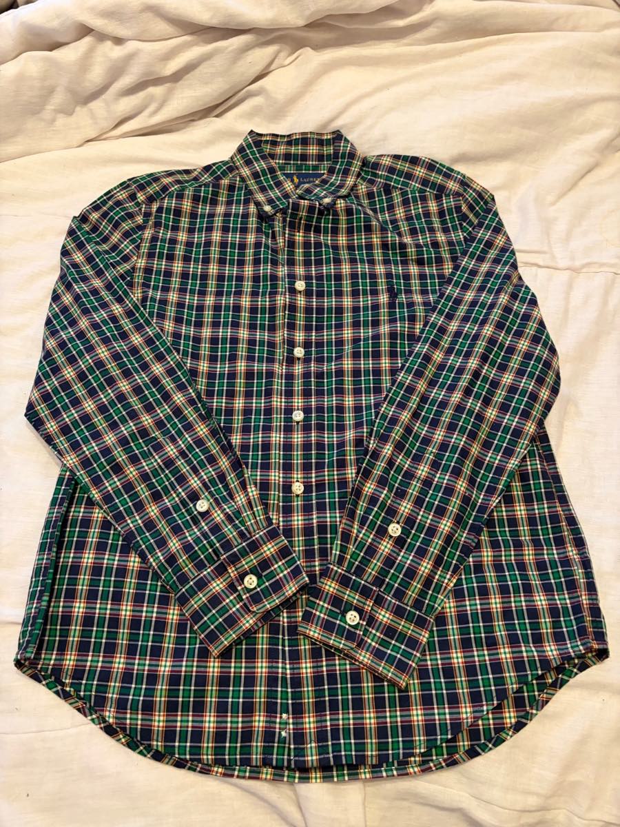 Boys Ralph Lauren plaid shirt age 10-12