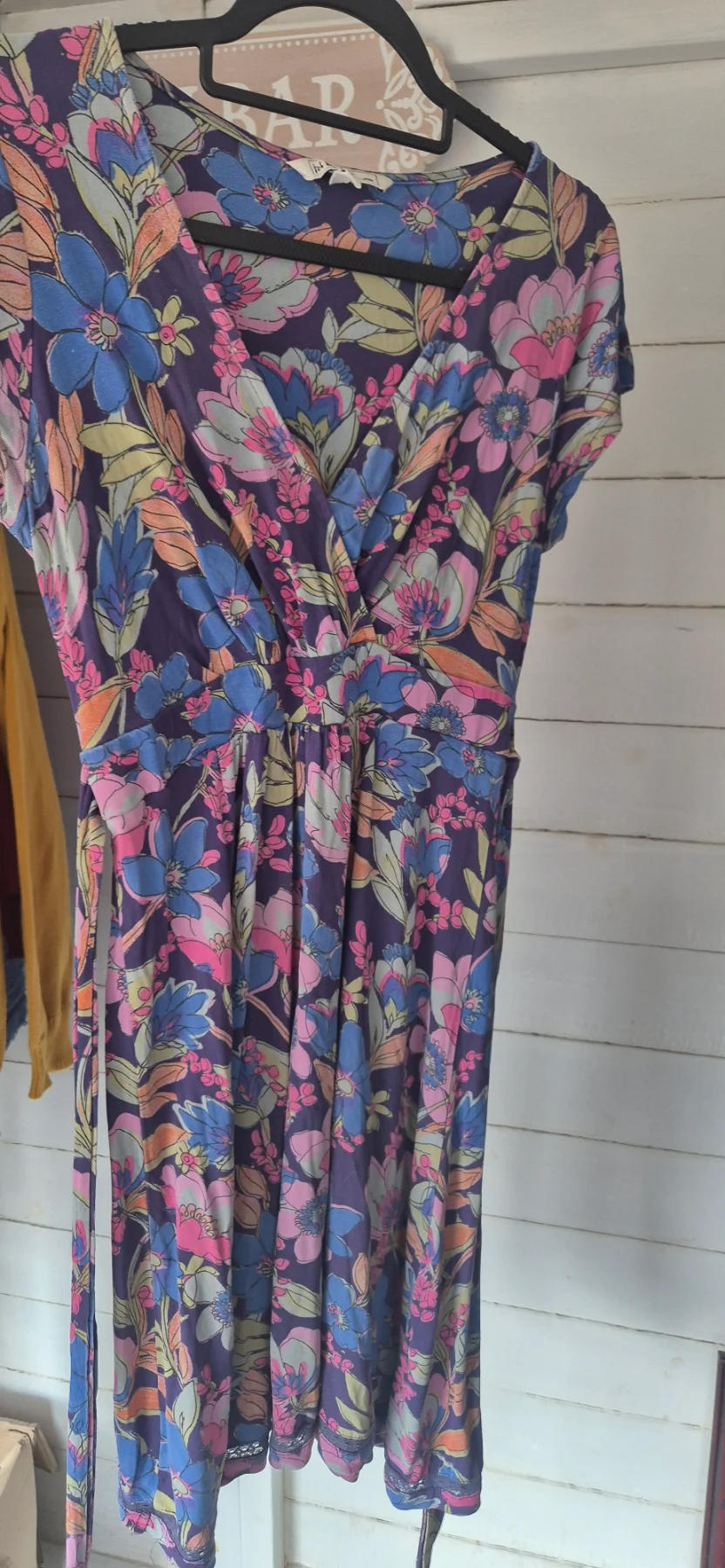 Fatface size 10 floral tie waist Summer dress