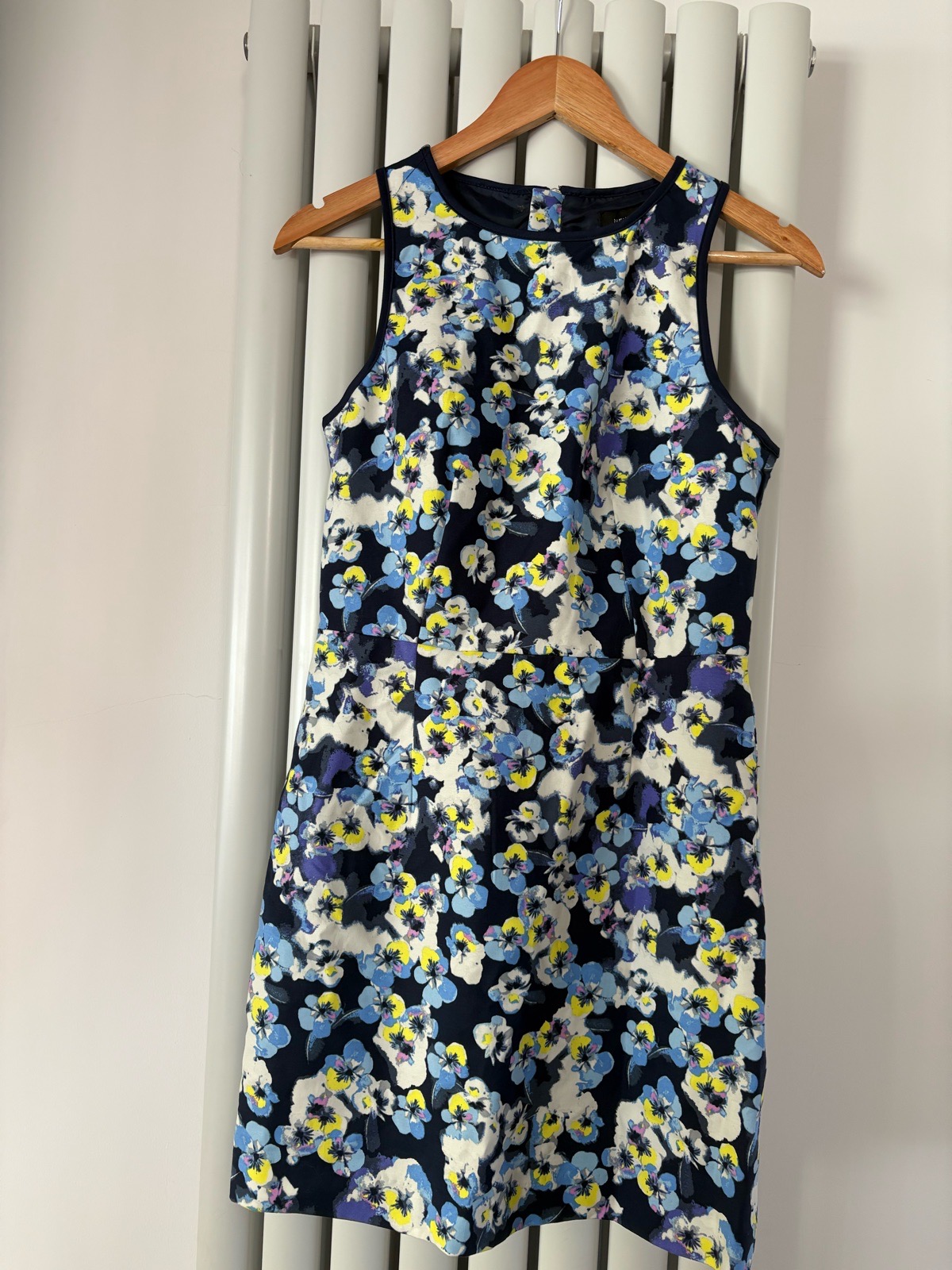 New Look - Navy, Yellow, Blue & Purple Floral Dress - Size 10