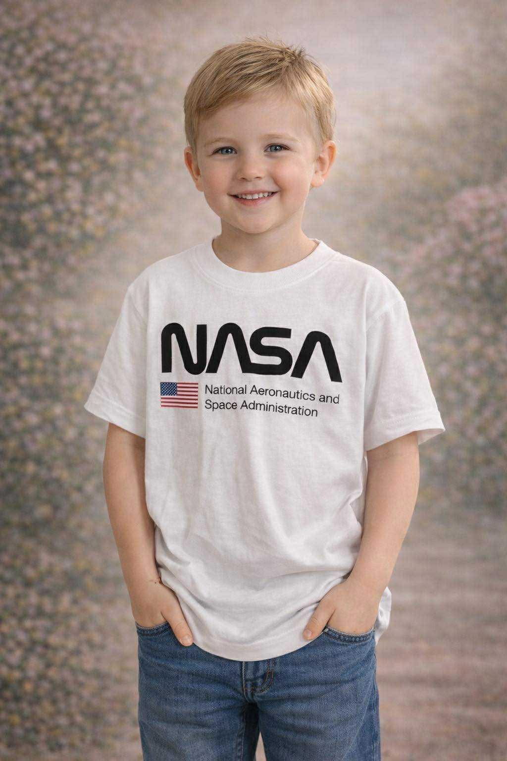 Boys NASA T-shirt Age 7-8 Years BNWT