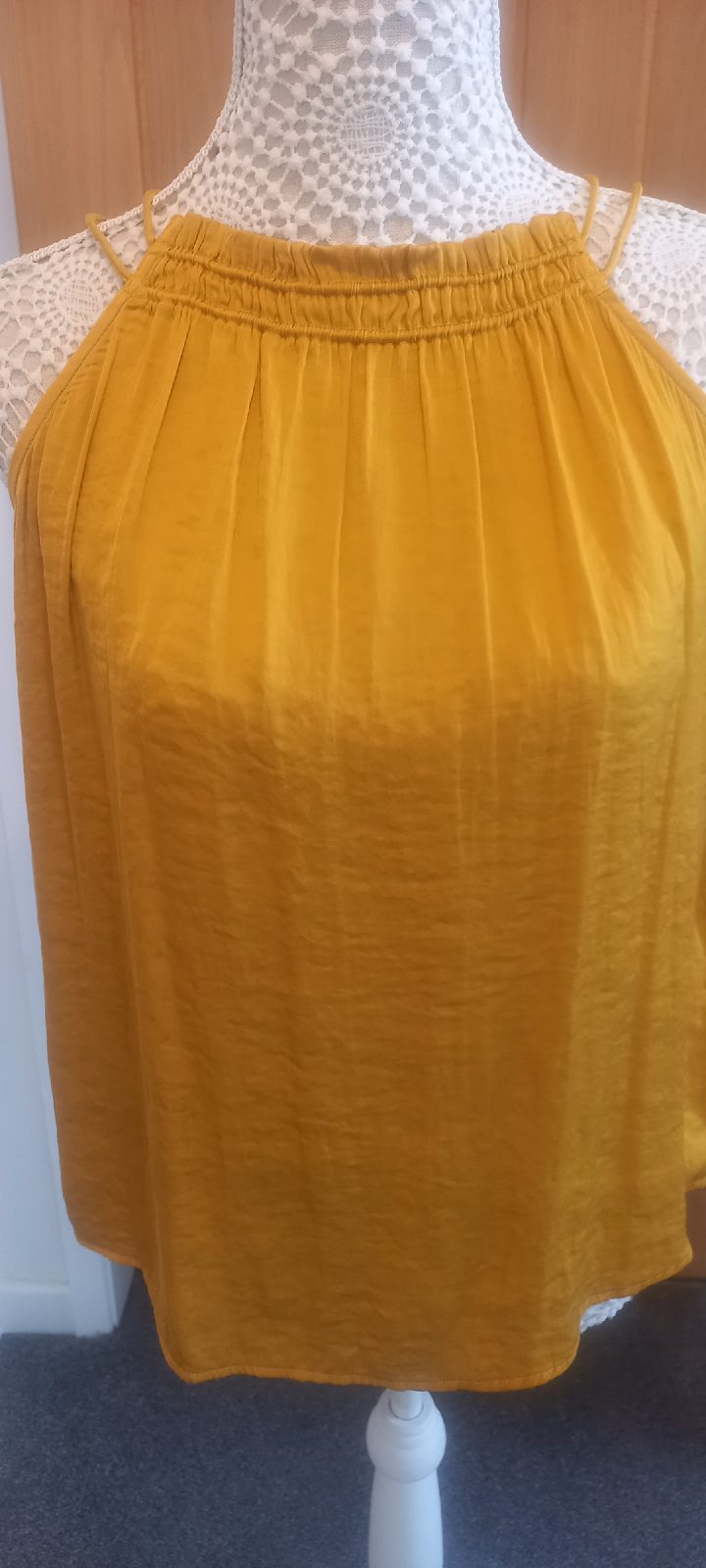Mustard colour vest top