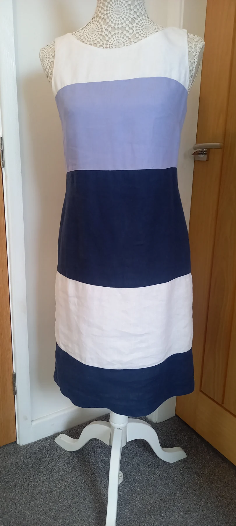 Marks and Spencer mix colour block dress UK 8