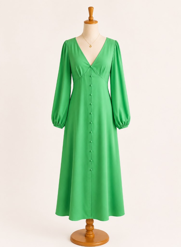 Pretty lavish size 22 maxi dress with sleeves wedding guest