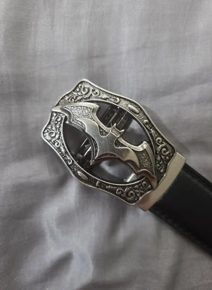 Batman Black & Silver Y2K Belt