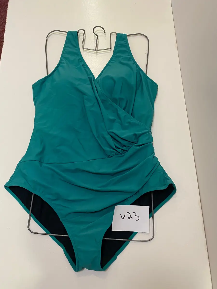 Bonprix Bottle Green Shaper Swimsuit Plus UK 28  v23