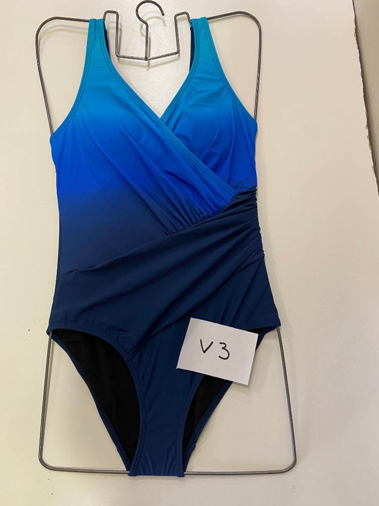 Bonprix Blue Ombre Shaper Swimsuit UK 10 (v3)
