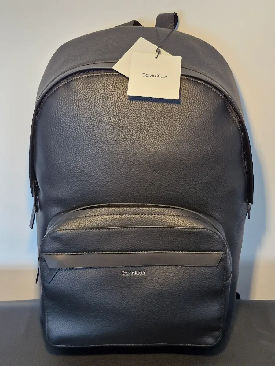 Calvin Klein Round Backpack Black Pebble. Brand new with tags