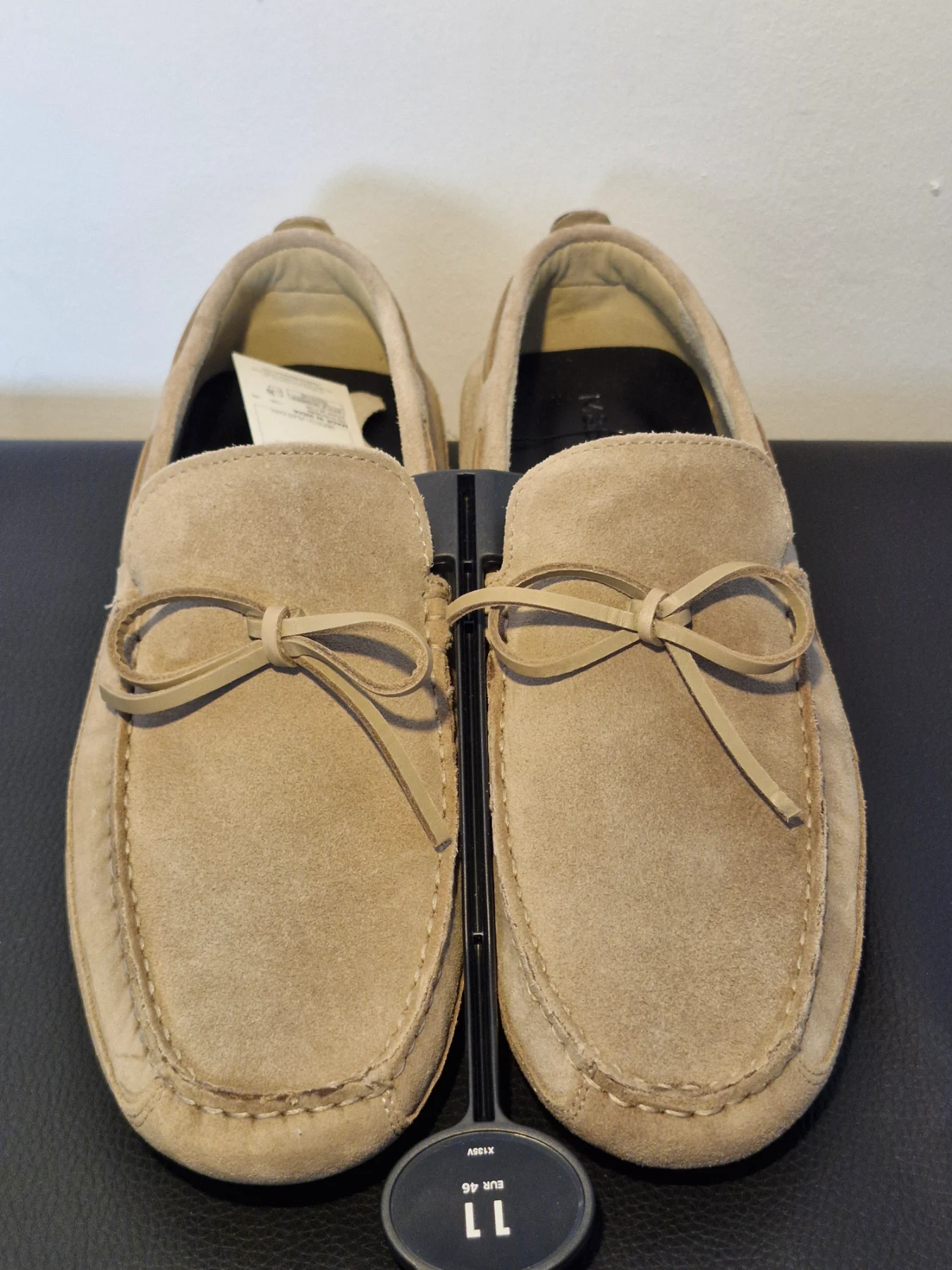 Marks And Spencer Stone Driving Shoe. Size 8. BNWT