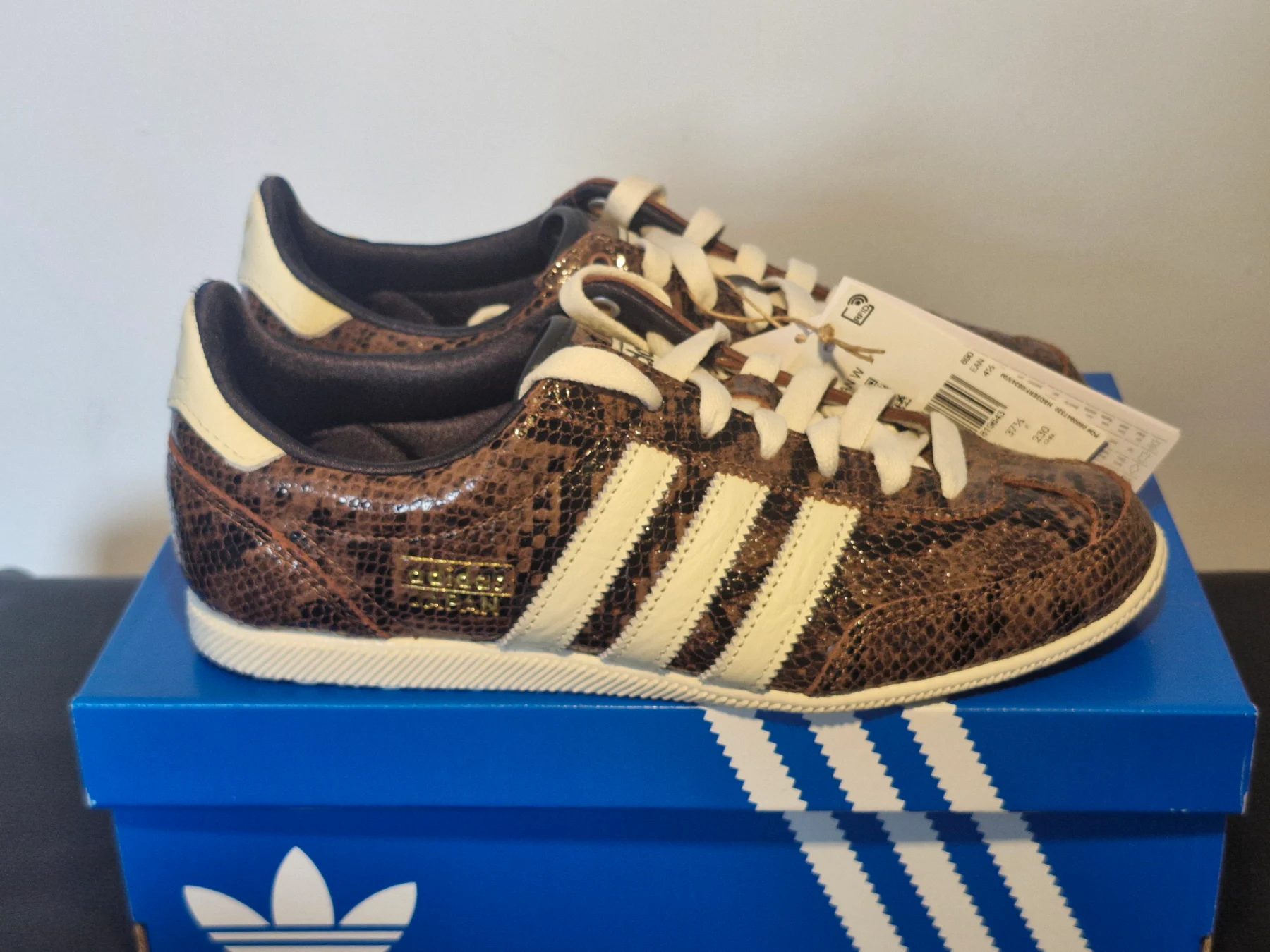 Adidas Womens Japan. Brown. Size 4.5. Brand new in full box