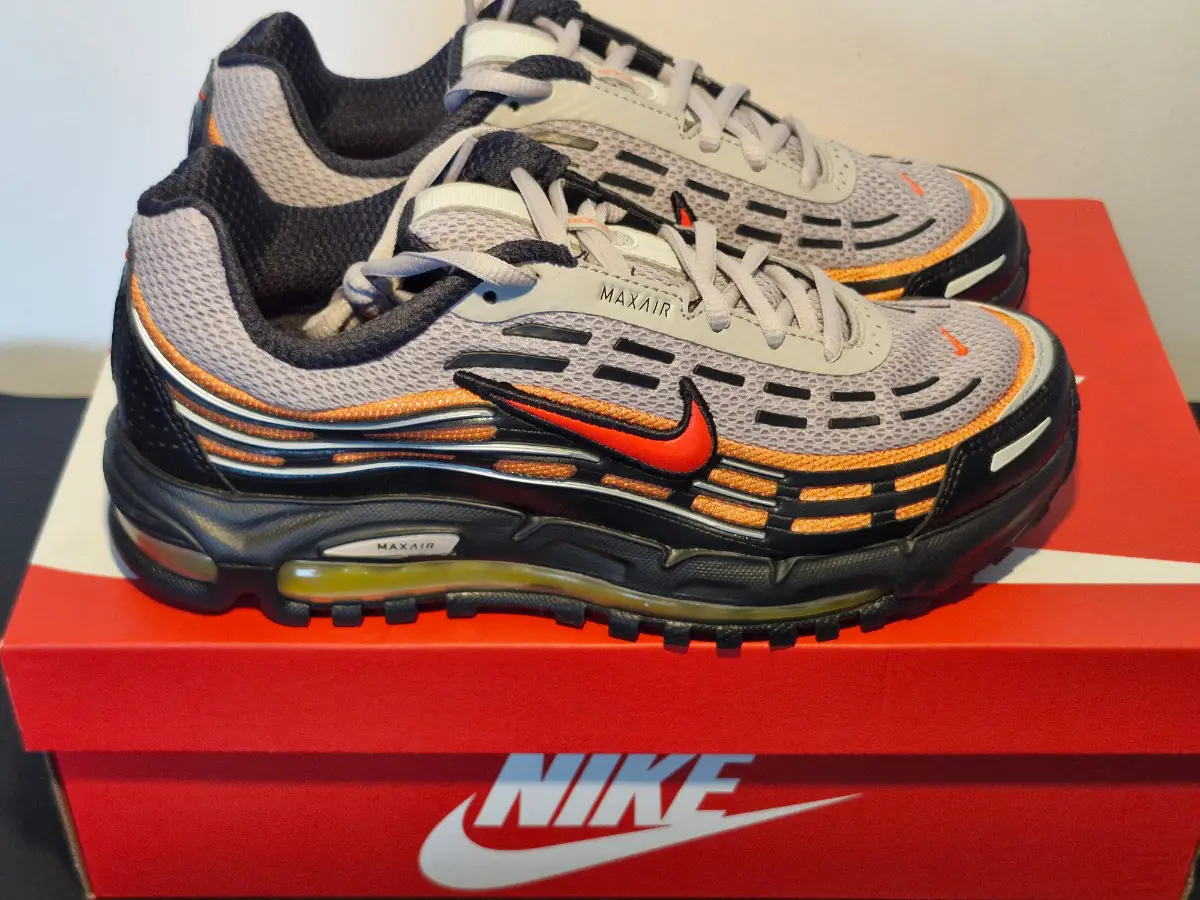 Nike Air Max TL 2.5. Grey-Orange-Black. Size 6.5. Brand new in box