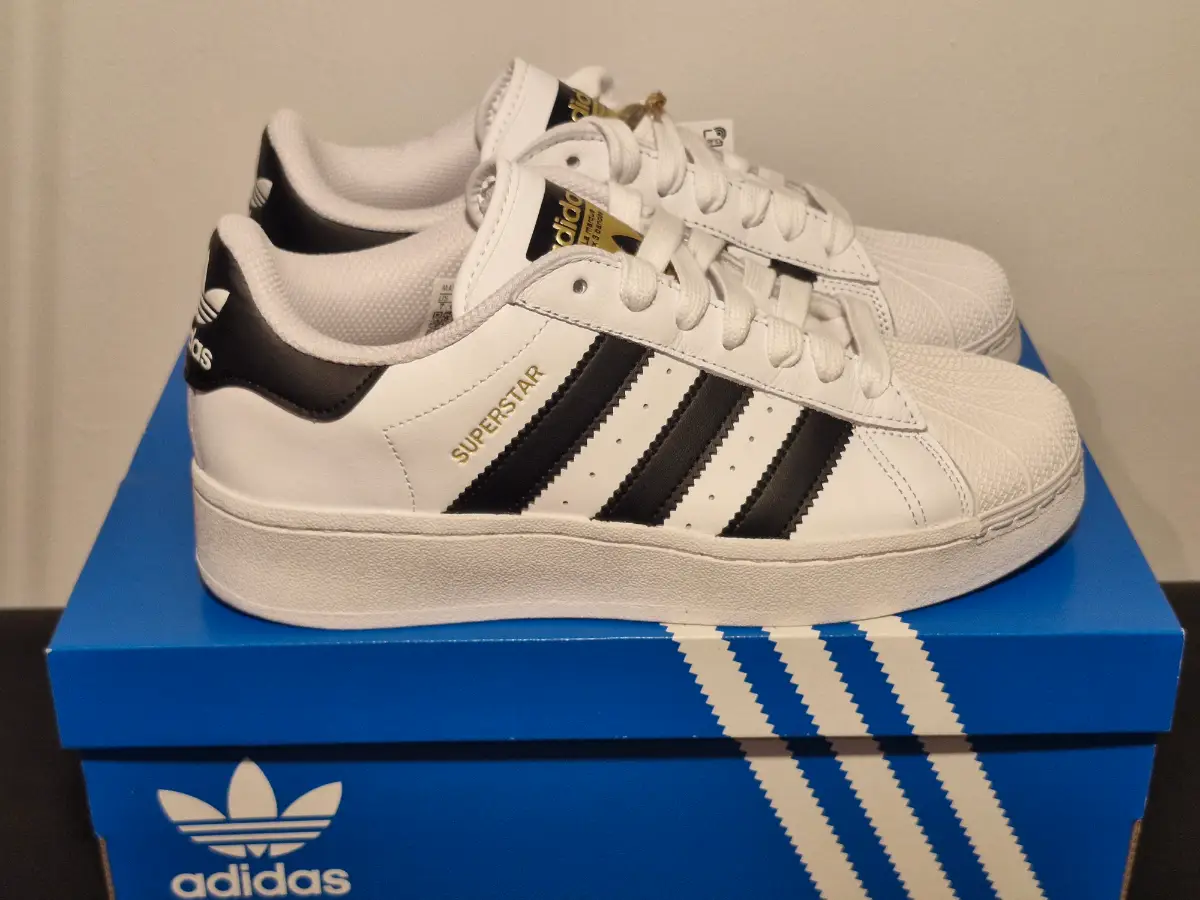 Adidas Superstar XLG. White-Black. Size 6.5. Brand new in full box