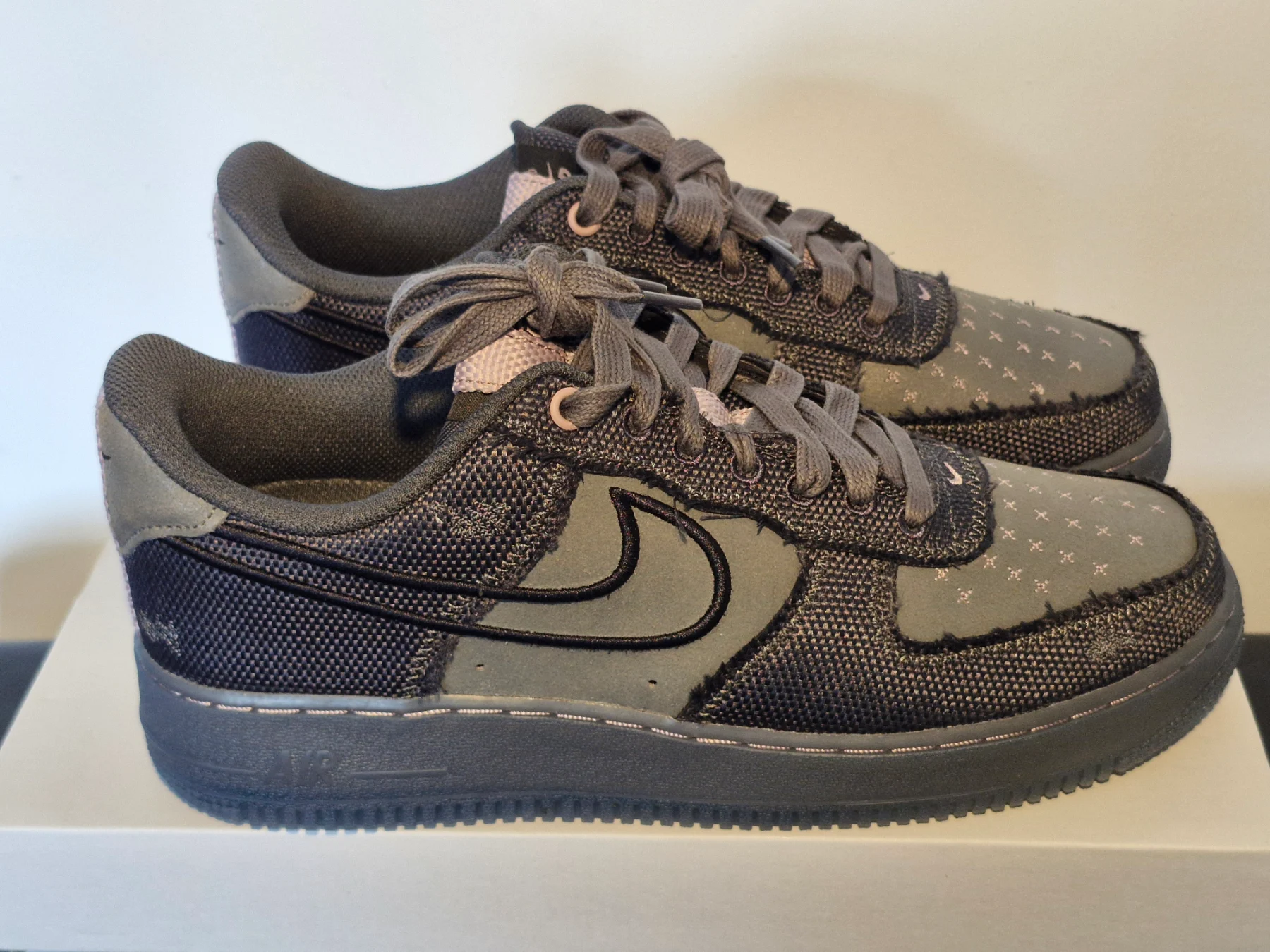 Nike Air Force 1 '07. Anthracite-Black Iron Grey.  Size 9. Brand new in box