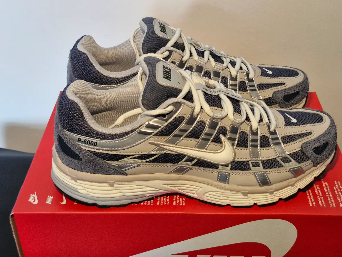 Nike P-6000. Thunder Blue-Sail. Size 7.5. Brand new