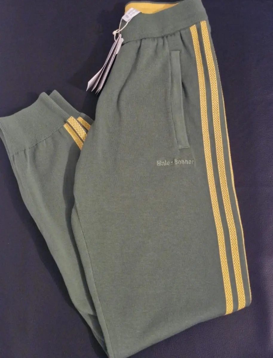 Adidas x Wales Bonner Track Pants. Green-Yellow. Size XS. BNWT
