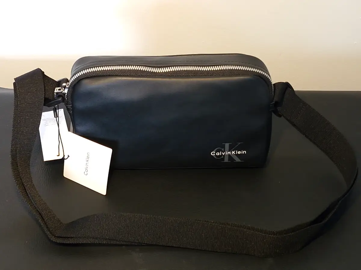 Calvin Klein Mono Logo Camera Bag. Black. Brand new With tags