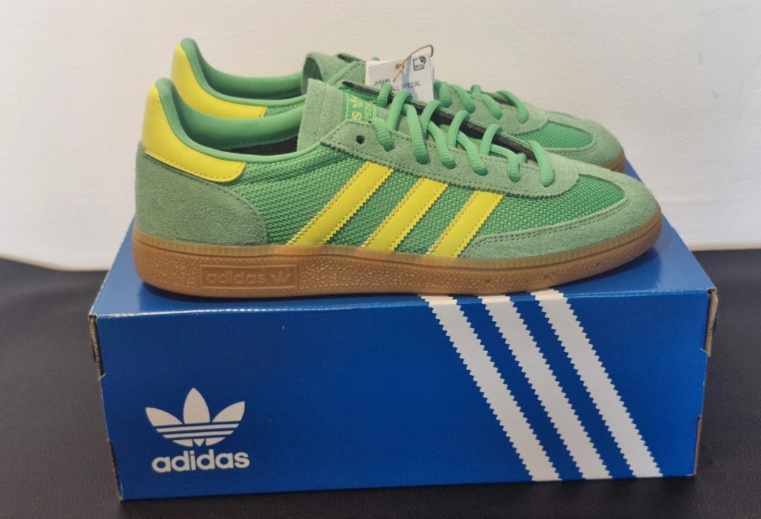 Adidas Handball Spezial. Green-Yellow. Size 8. Brand new
