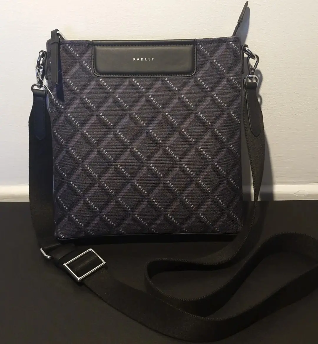 Radley Southwell Gardens Geo Ziptop Crossbody Bag. BNWT